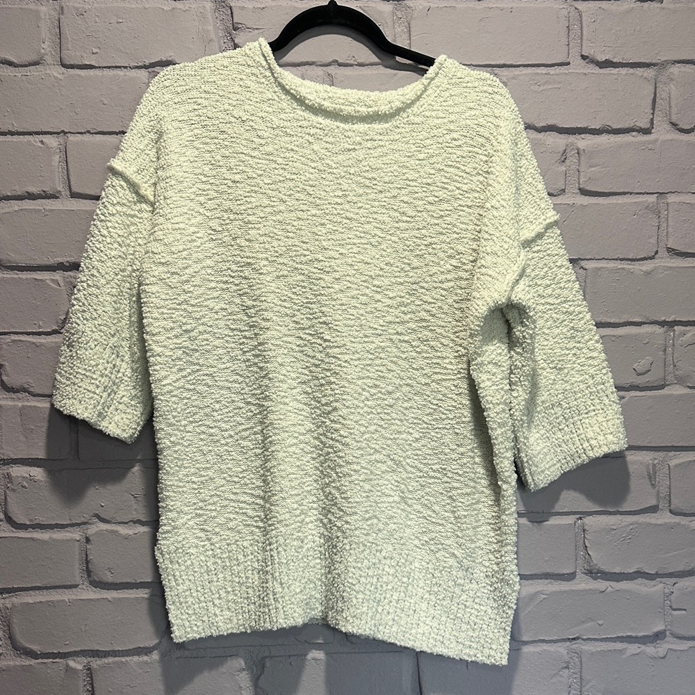 NWOT Elegant Light Green Women's Crew Neck Sweater size S